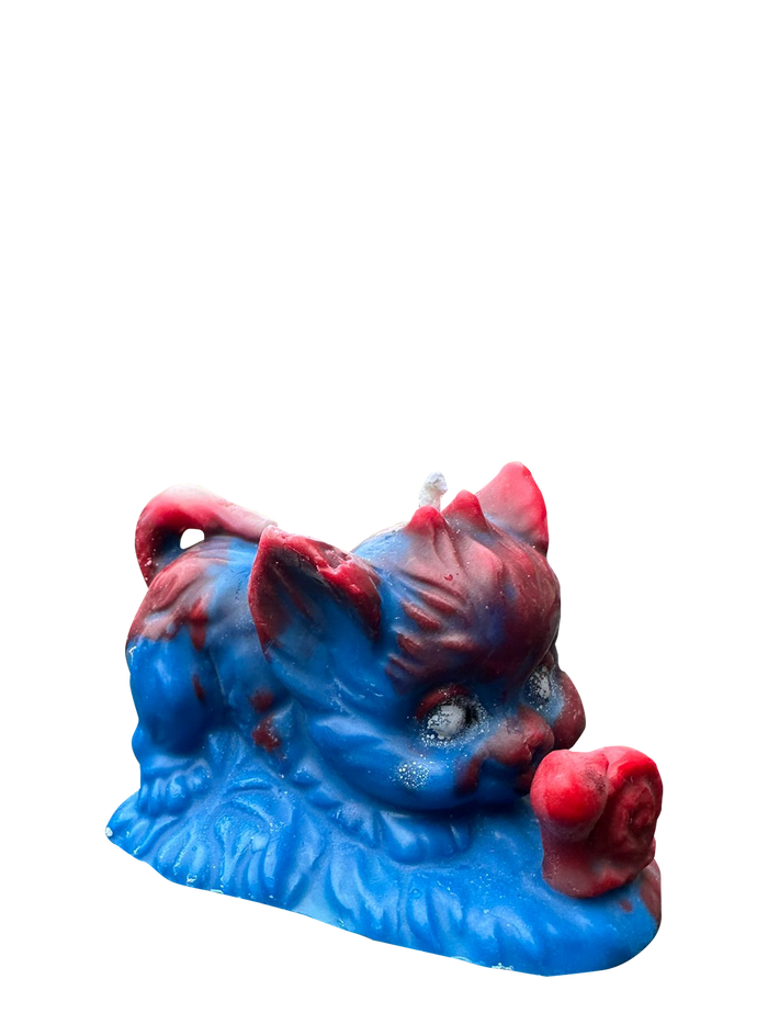 Cat Candle (Blue)