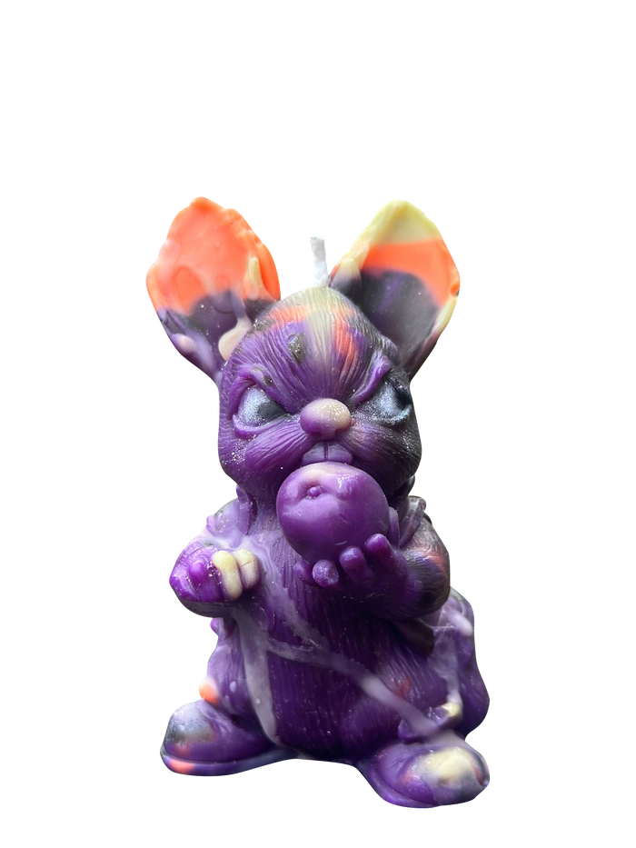 Bunny Candle Purple