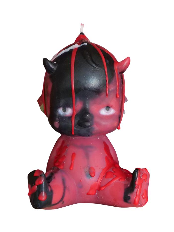 Kewpie Devil Candle (Red)