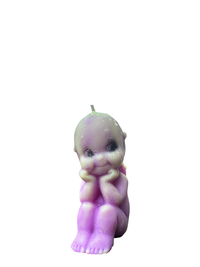 Kewpie Candle (Purple)