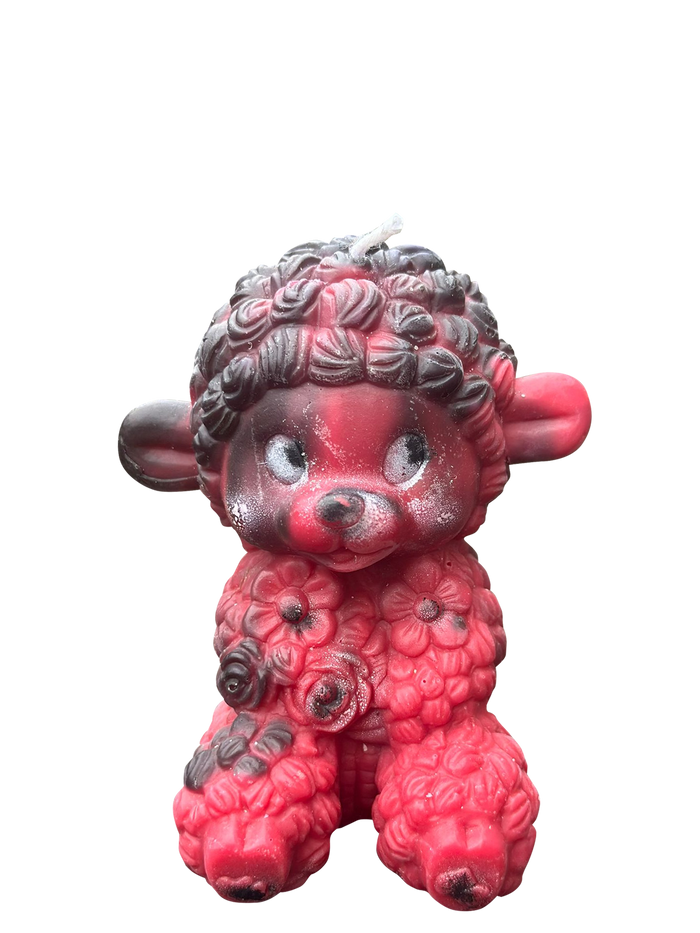 Lamb Candle (Red)